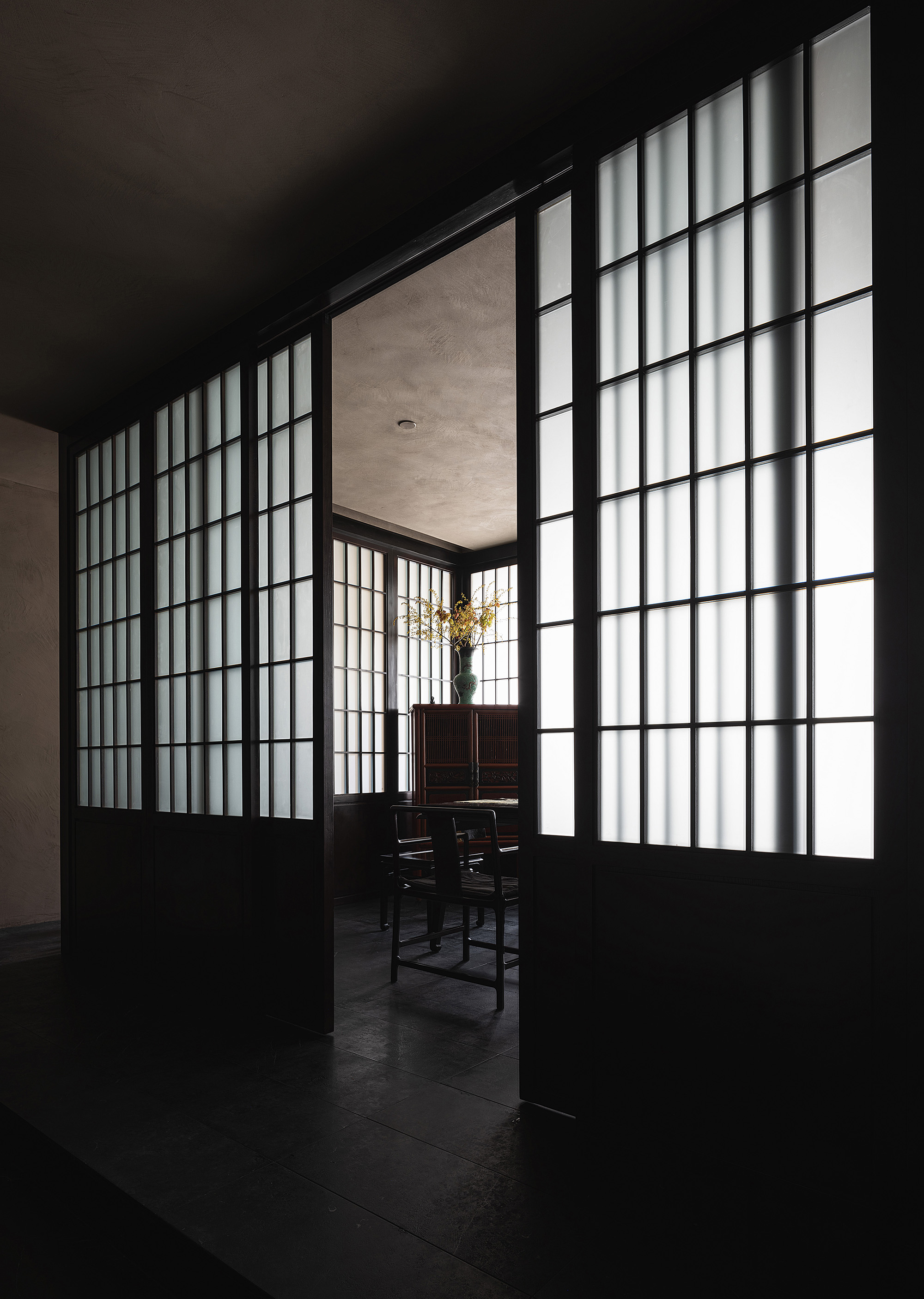 a dramatic oriental atmosphere at a teahouse in chengdu: project by ...