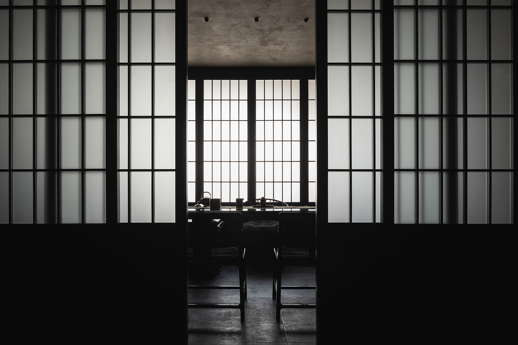 a dramatic oriental atmosphere at a teahouse in chengdu: project by ...