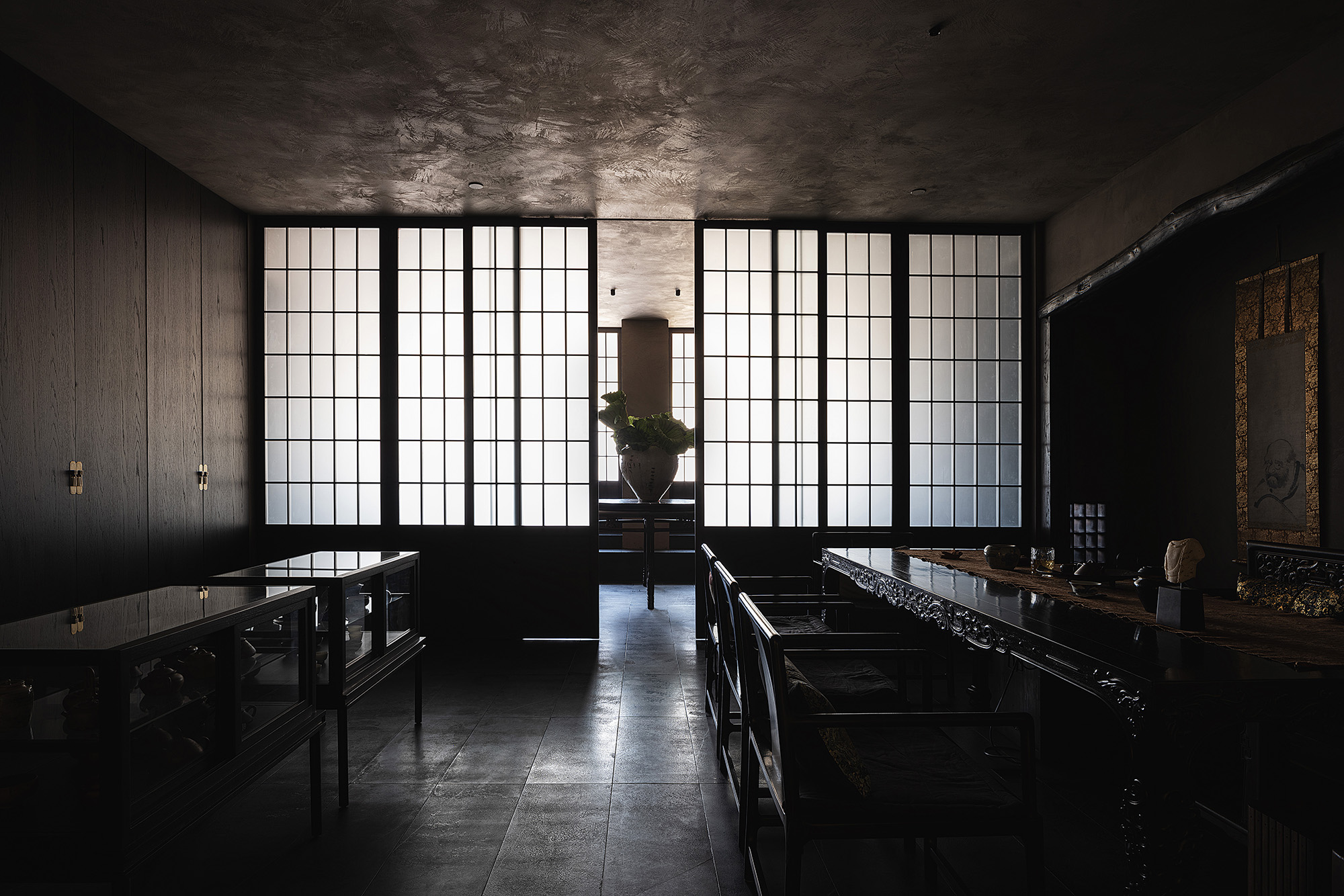 a dramatic oriental atmosphere at a teahouse in chengdu: project by ...