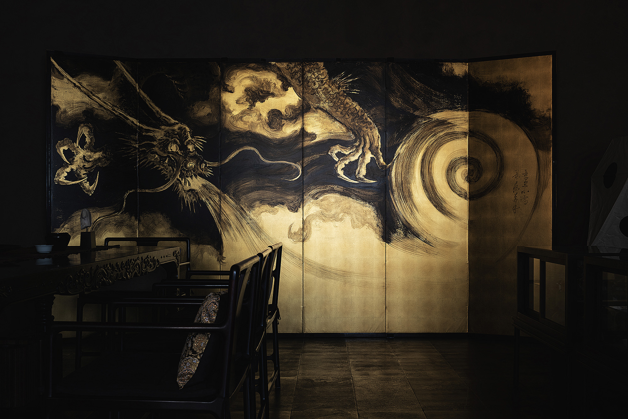 a dramatic oriental atmosphere at a teahouse in chengdu: project by ...