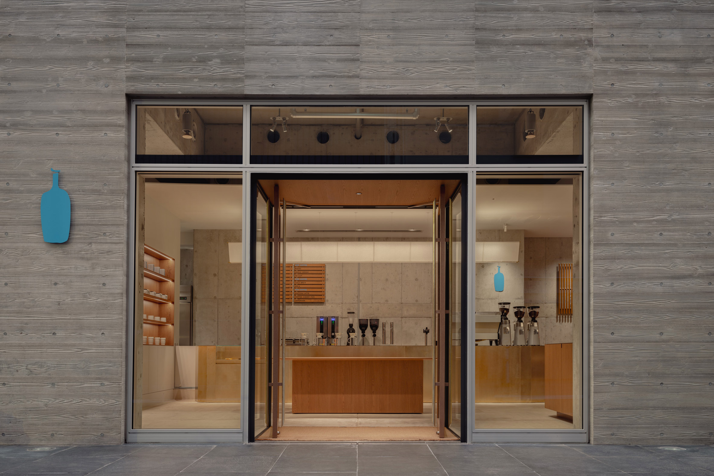 a nod to osaka's heritage at blue bottle coffee shinsaibashi