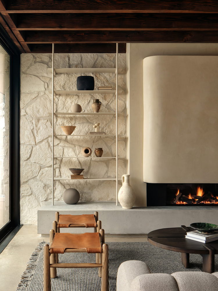 casa calma breathes in the landscape with earthy warmth and light ...