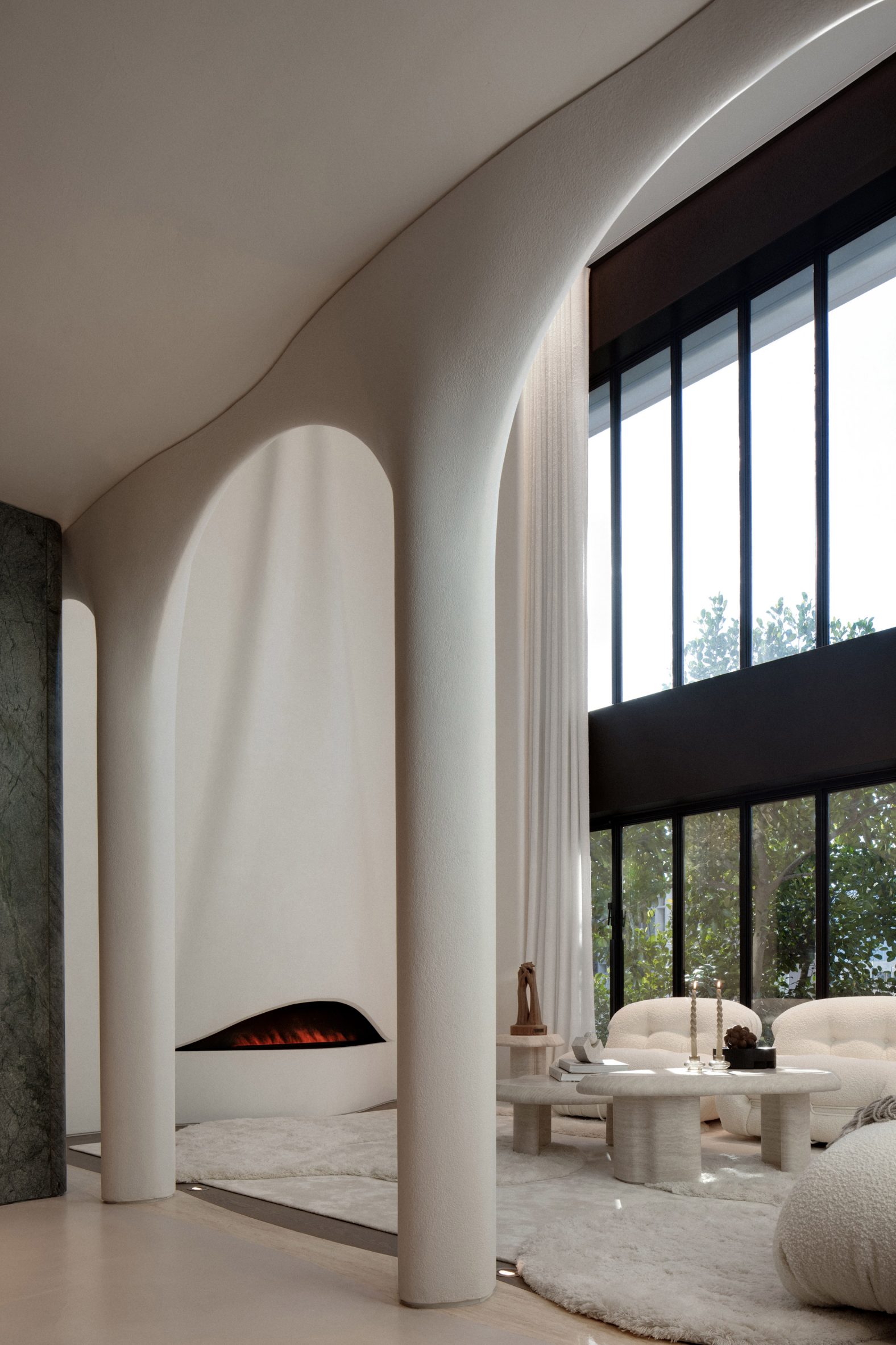 Nc Design a sacred home in hong kong redefining life through reflection: project ...