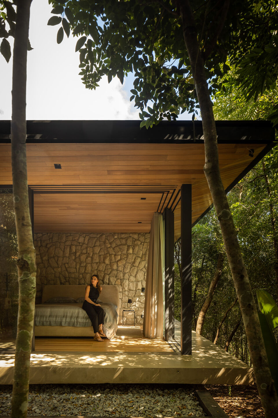 casa 258 redefines hillside living with an open-plan interior | the ...