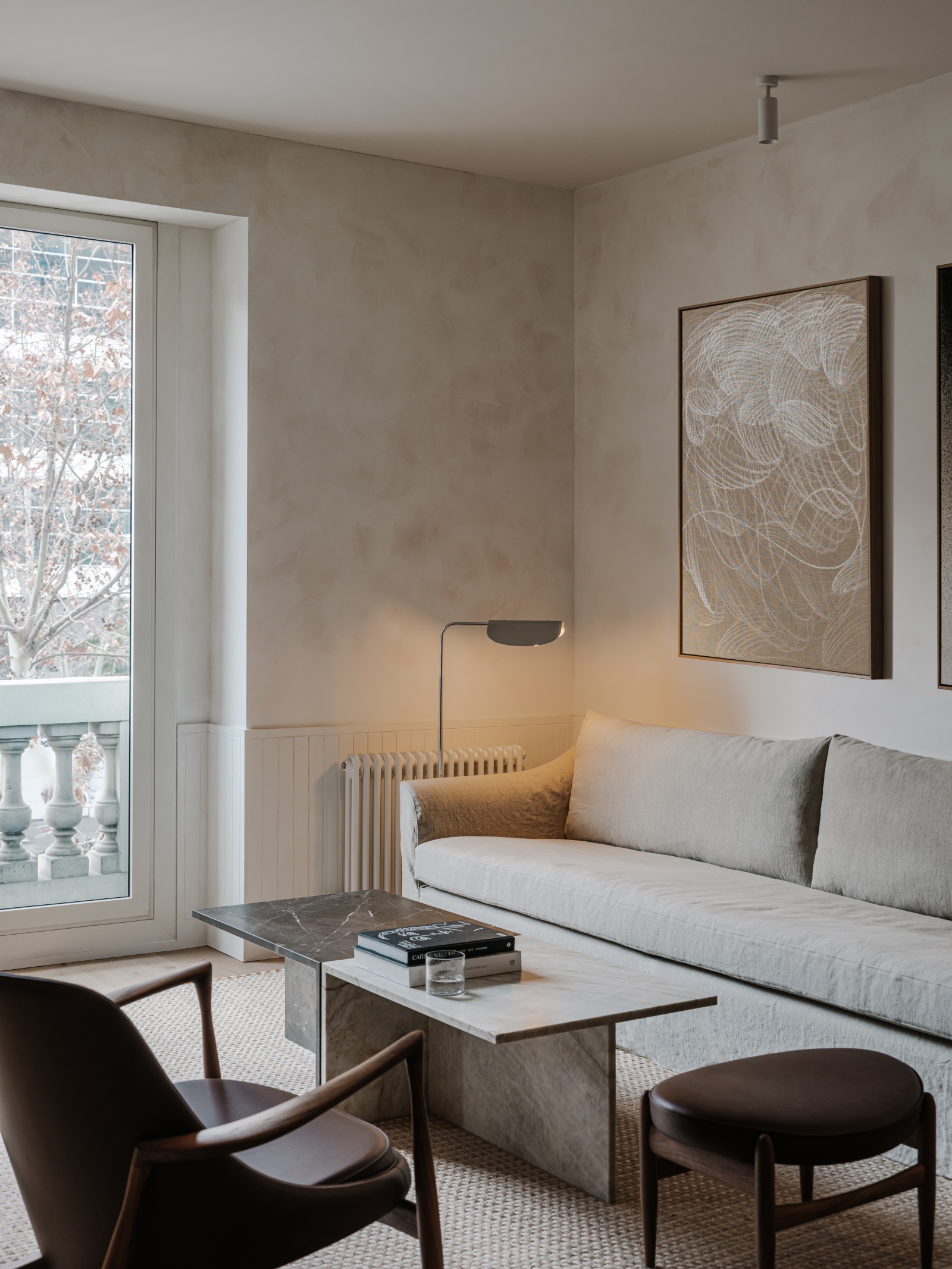 steel surfaces and mediterranean hues define renovated barcelona ...