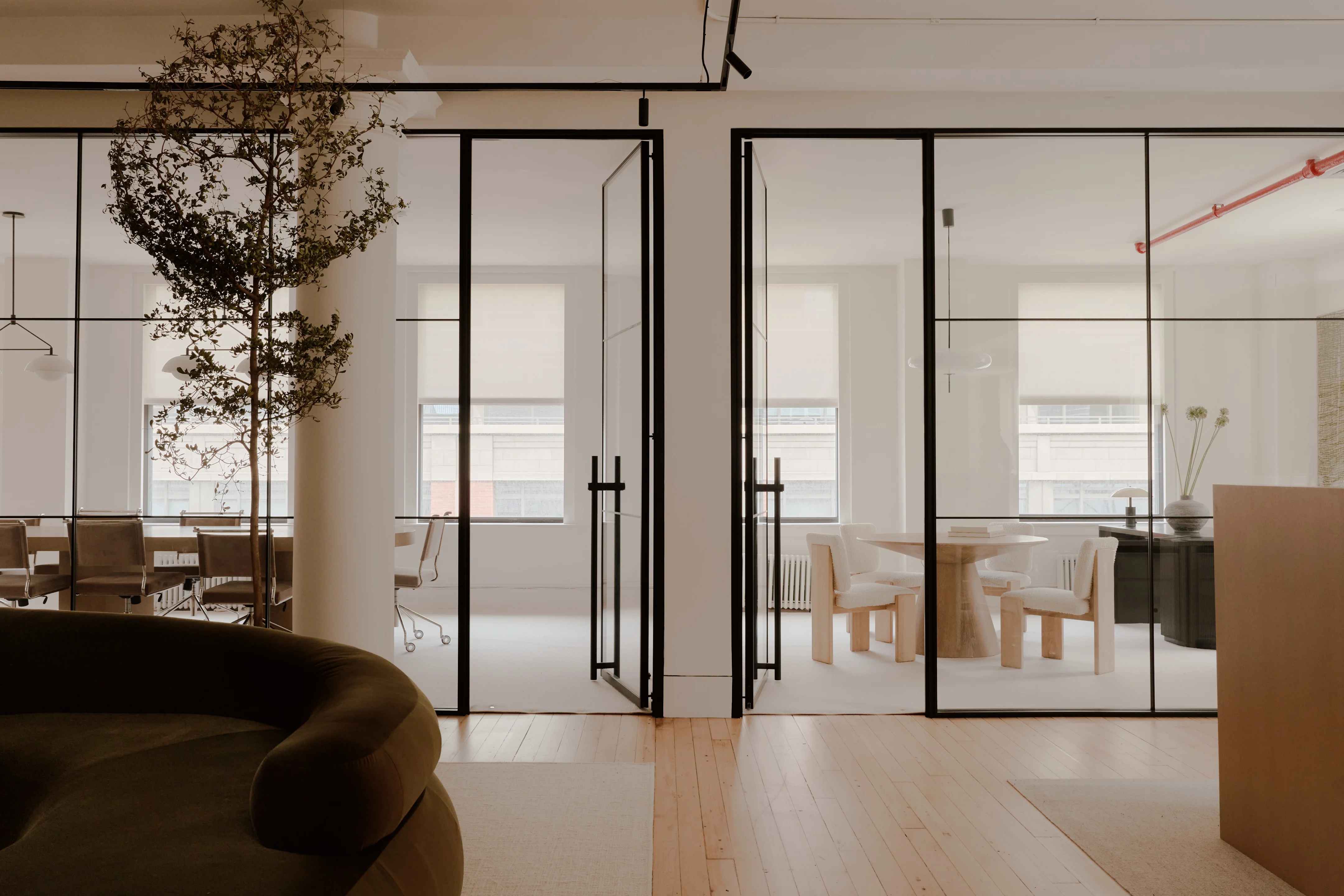 inside elmo studios’ warmly reimagined furniture.com hq in new york ...