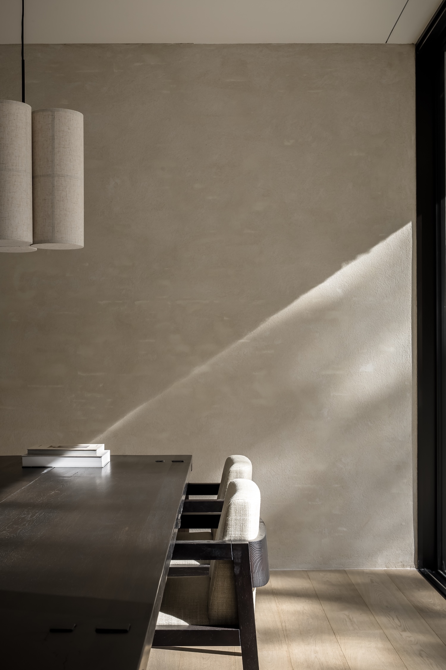 belgium forest-edge ks residence wrapped beneath a thatched gabled roof ...