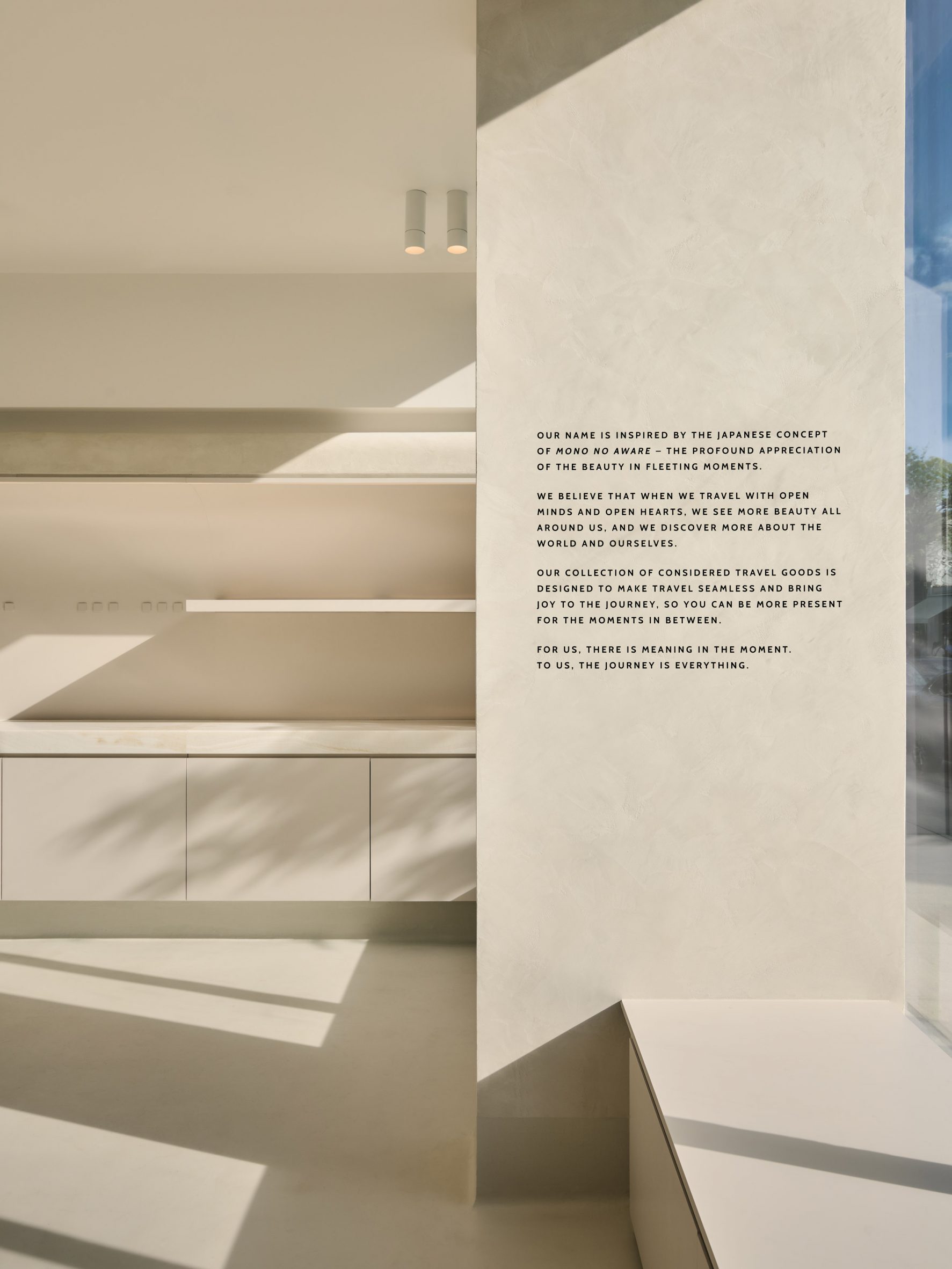 news: ste marie brings bare minimalism and soft curves to monos store ...