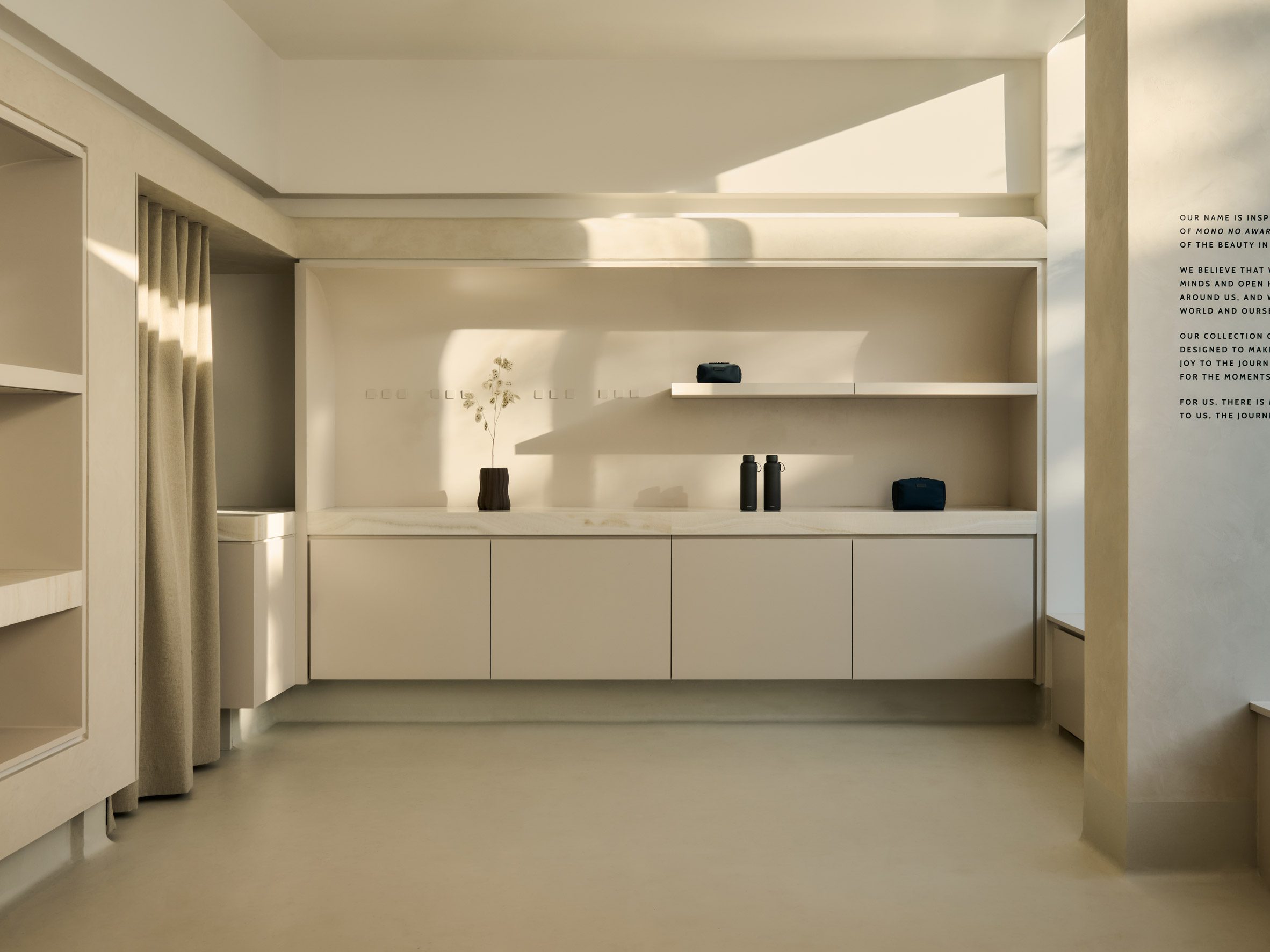 news: ste marie brings bare minimalism and soft curves to monos store ...