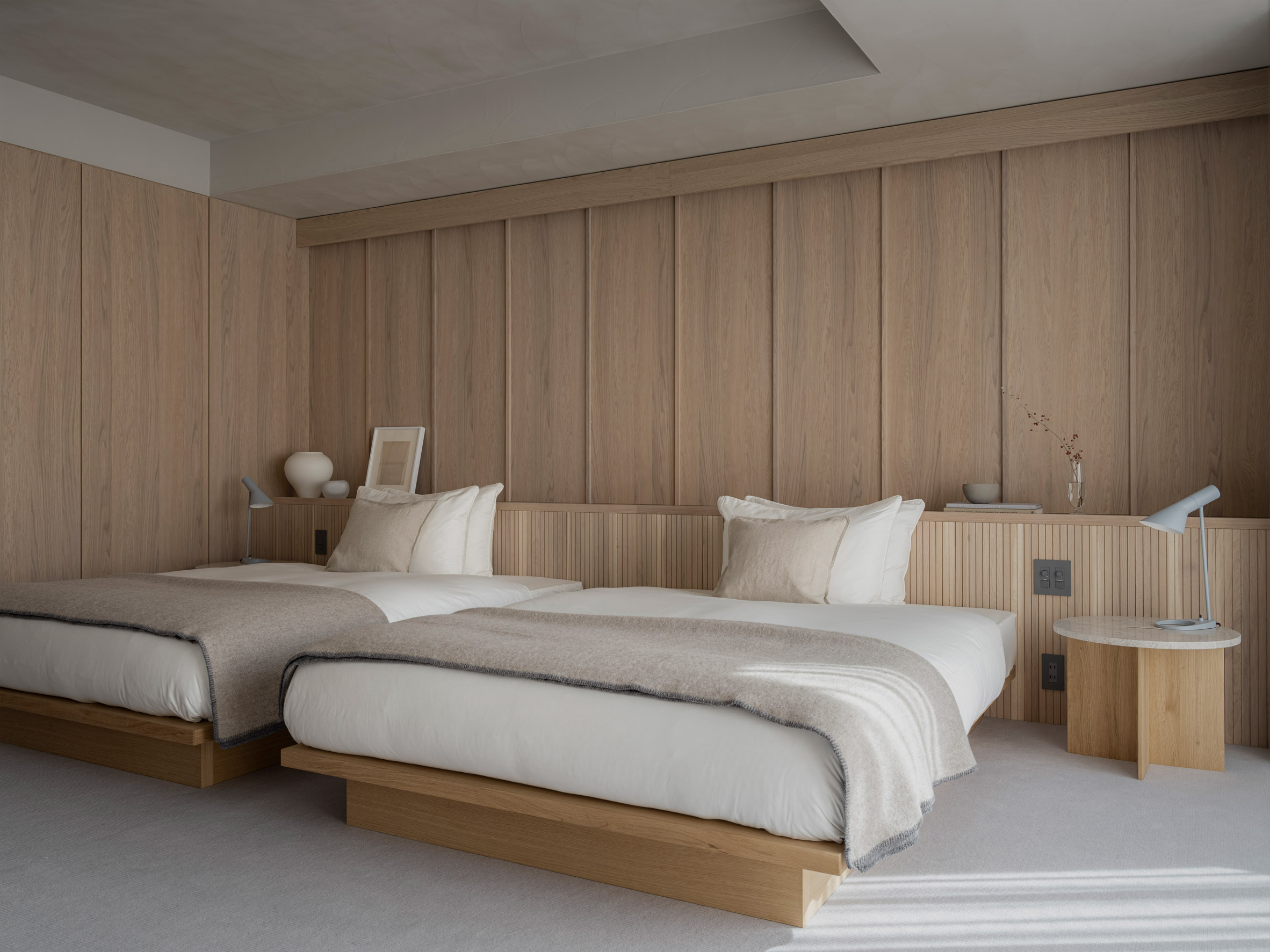 muted walls and subtle artworks complete a scandinavian home in tokyo ...