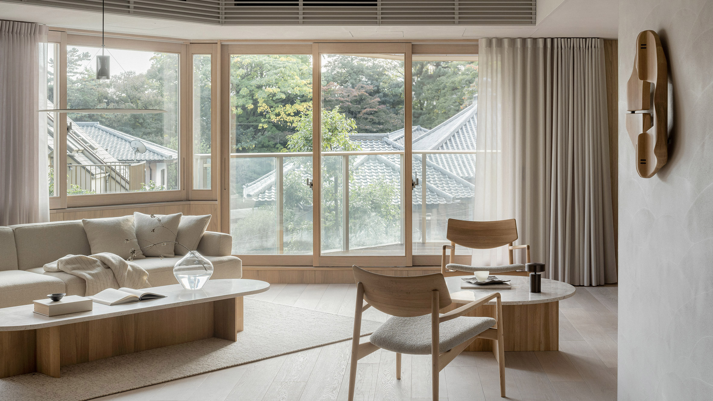 muted walls and subtle artworks complete a scandinavian home in tokyo ...