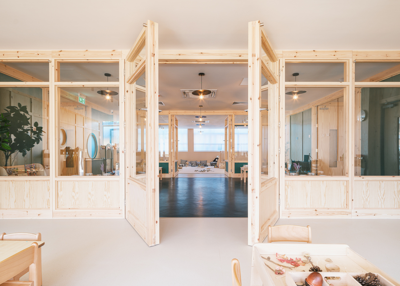 a serene and naturally designed learning tree nursery in london