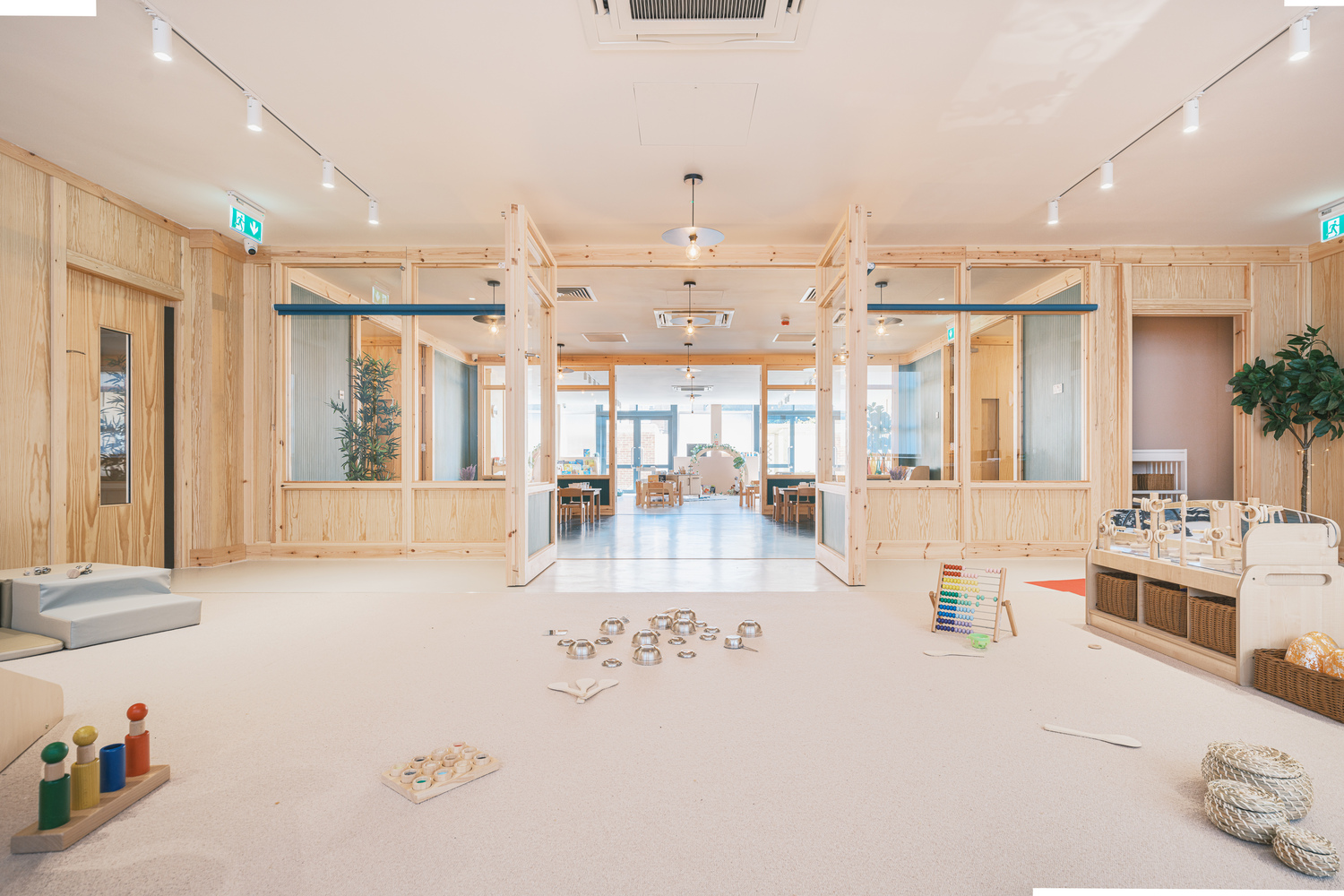 a serene and naturally designed learning tree nursery in london