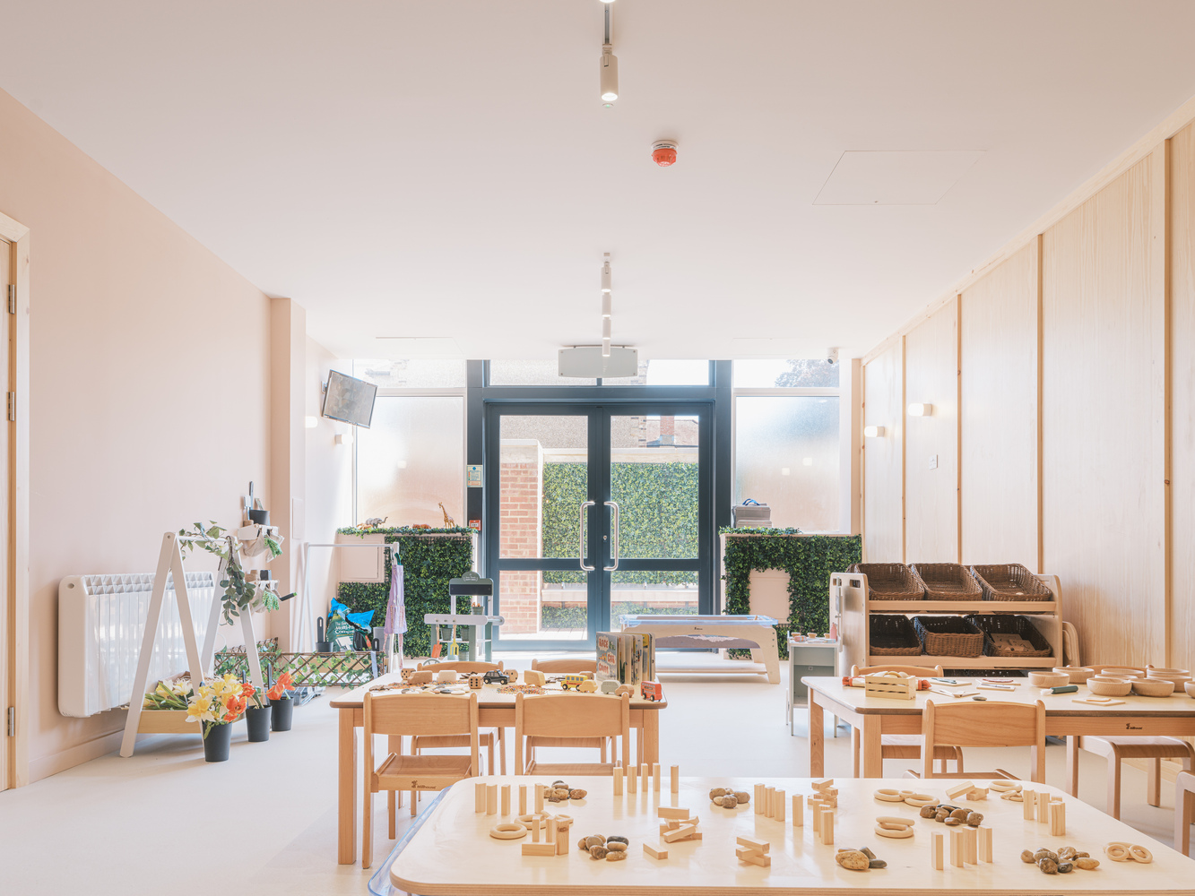 a serene and naturally designed learning tree nursery in london