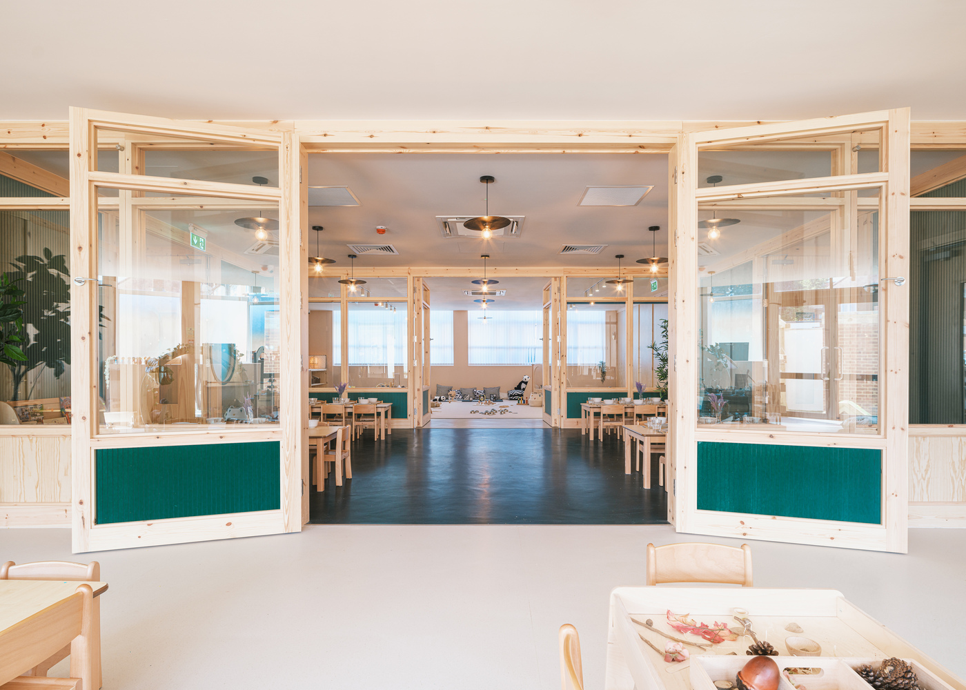 a serene and naturally designed learning tree nursery in london