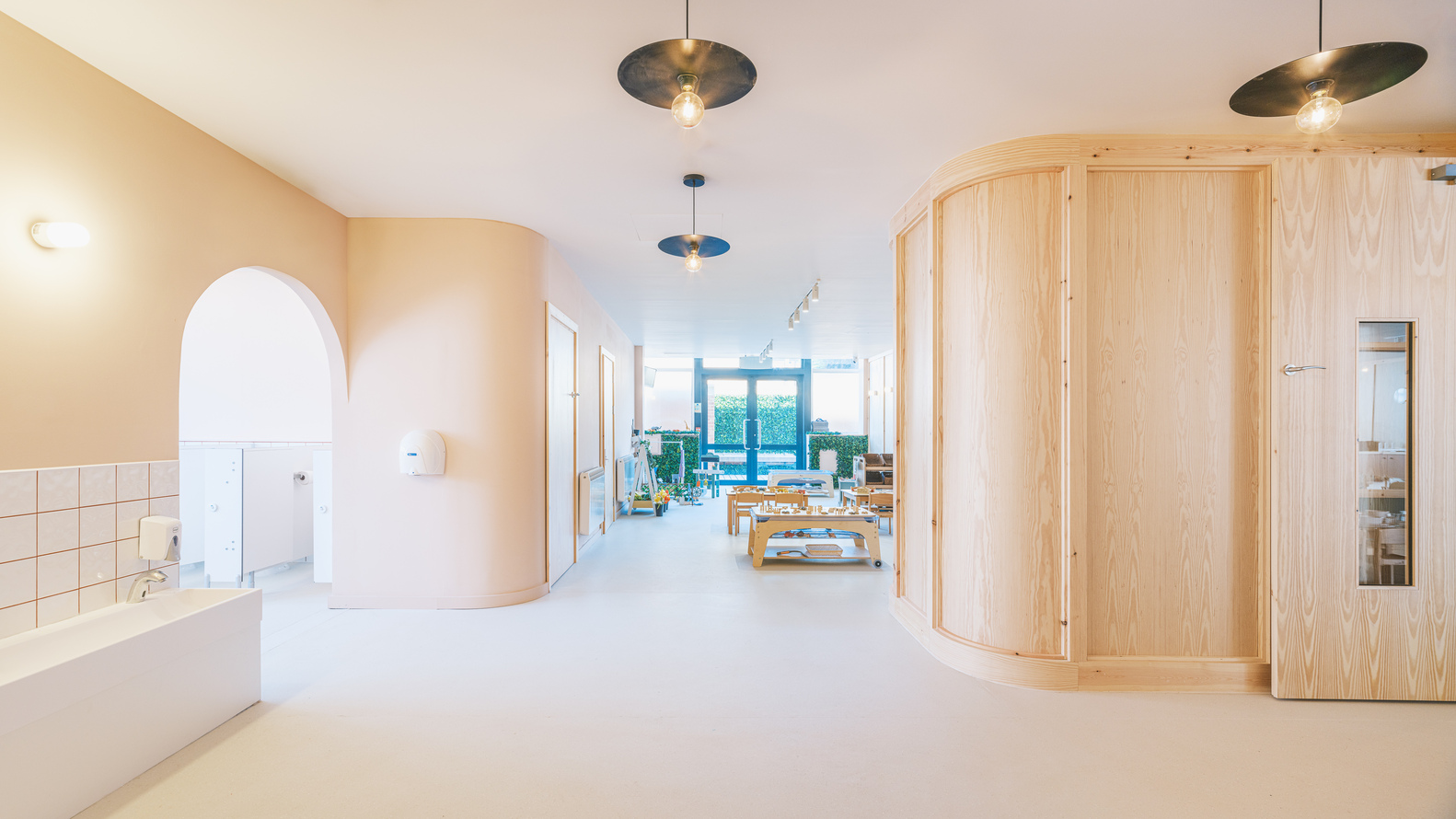 a serene and naturally designed learning tree nursery in london