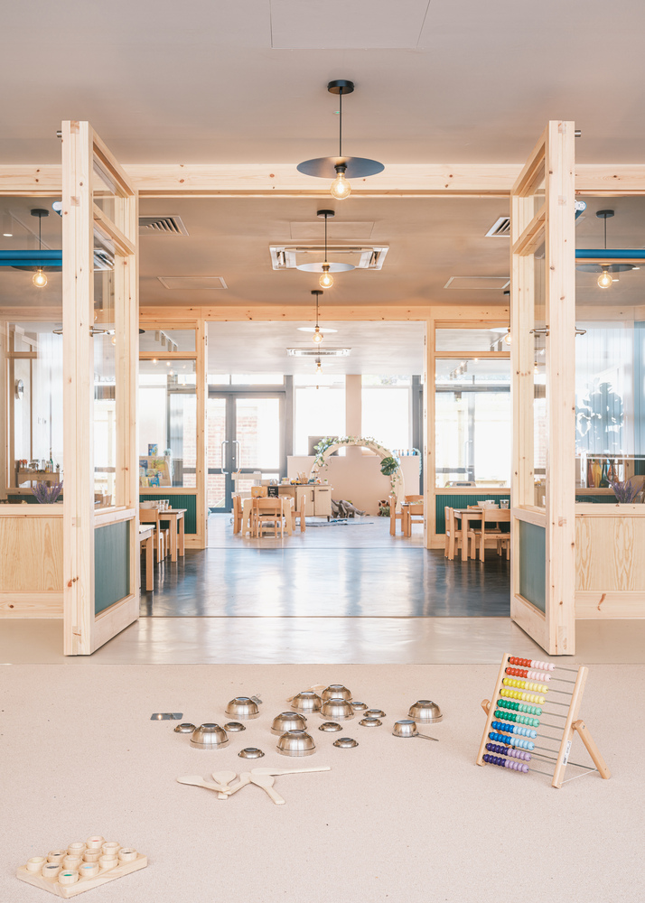 a serene and naturally designed learning tree nursery in london